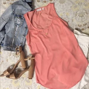 Pink New York & Company Blouse