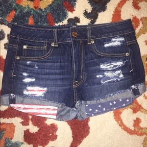 American Eagle shorts.