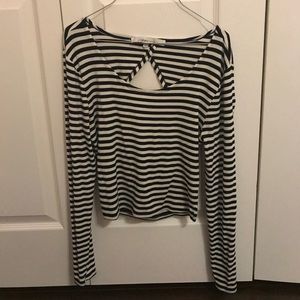 Striped crop top