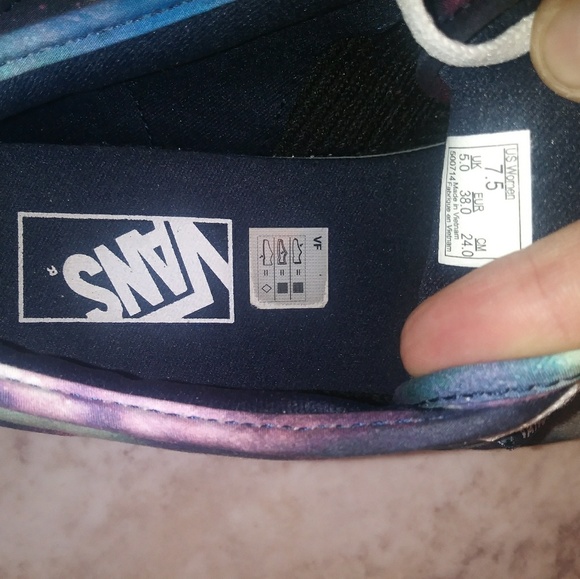 Vans cosmic galaxy womens shoes - Picture 7 of 7