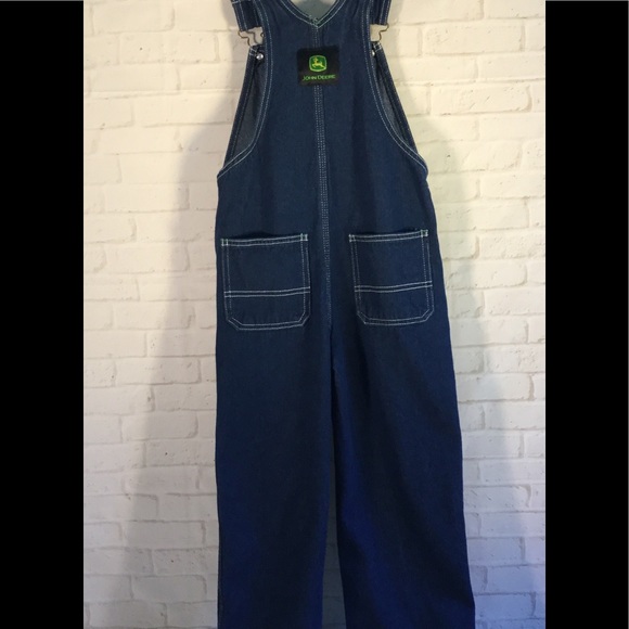 Boys overalls coveralls John Deere boys 7 like new - Picture 2 of 4