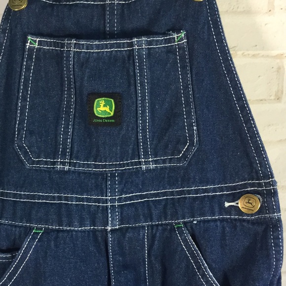 Boys overalls coveralls John Deere boys 7 like new - Picture 3 of 4