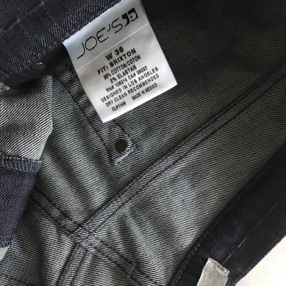 Joe's Jeans men's dark denim jeans, size 36 - Picture 2 of 3