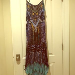 High low Parides sundress/coverup w/embellishments