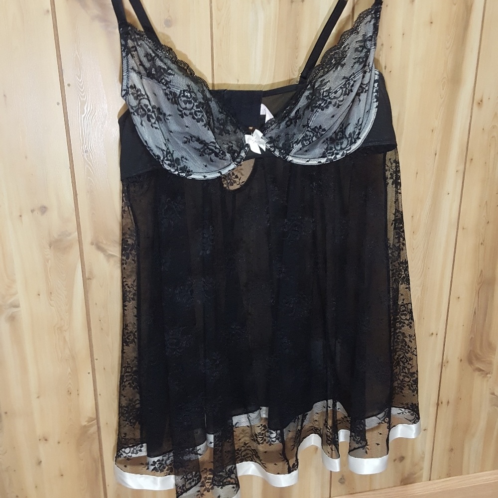 Black Lace Chemise