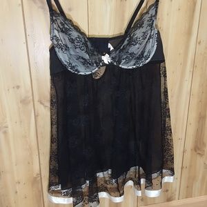 Black Lace Chemise