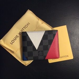 cobalt canvas slender wallet regatta N41592