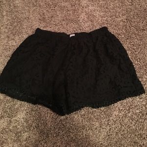 Black shorts that are size small