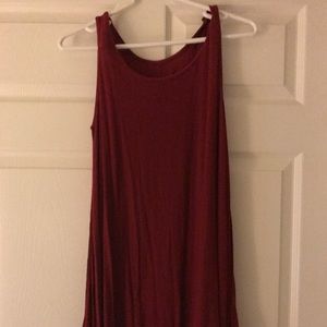 Lightweight Maroon Dress