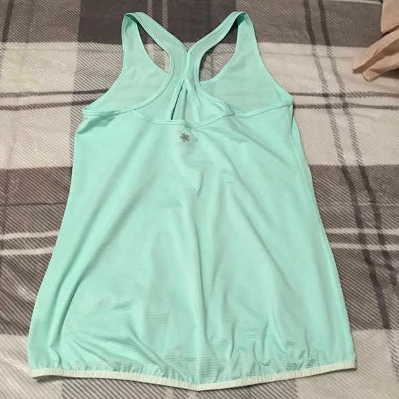 tek gear Tops - Mint Green Ribbed Workout Tank
