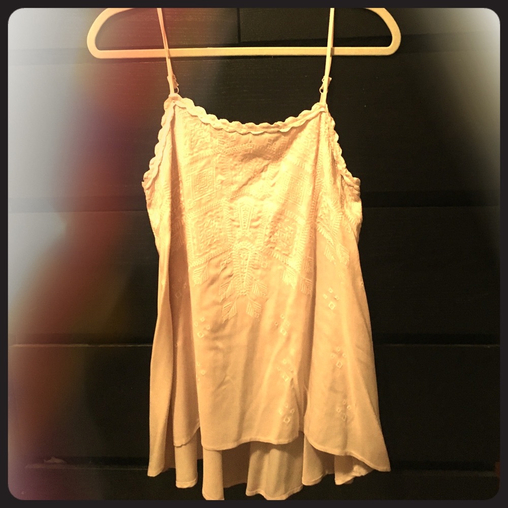 Knox rose small boho embroidered top