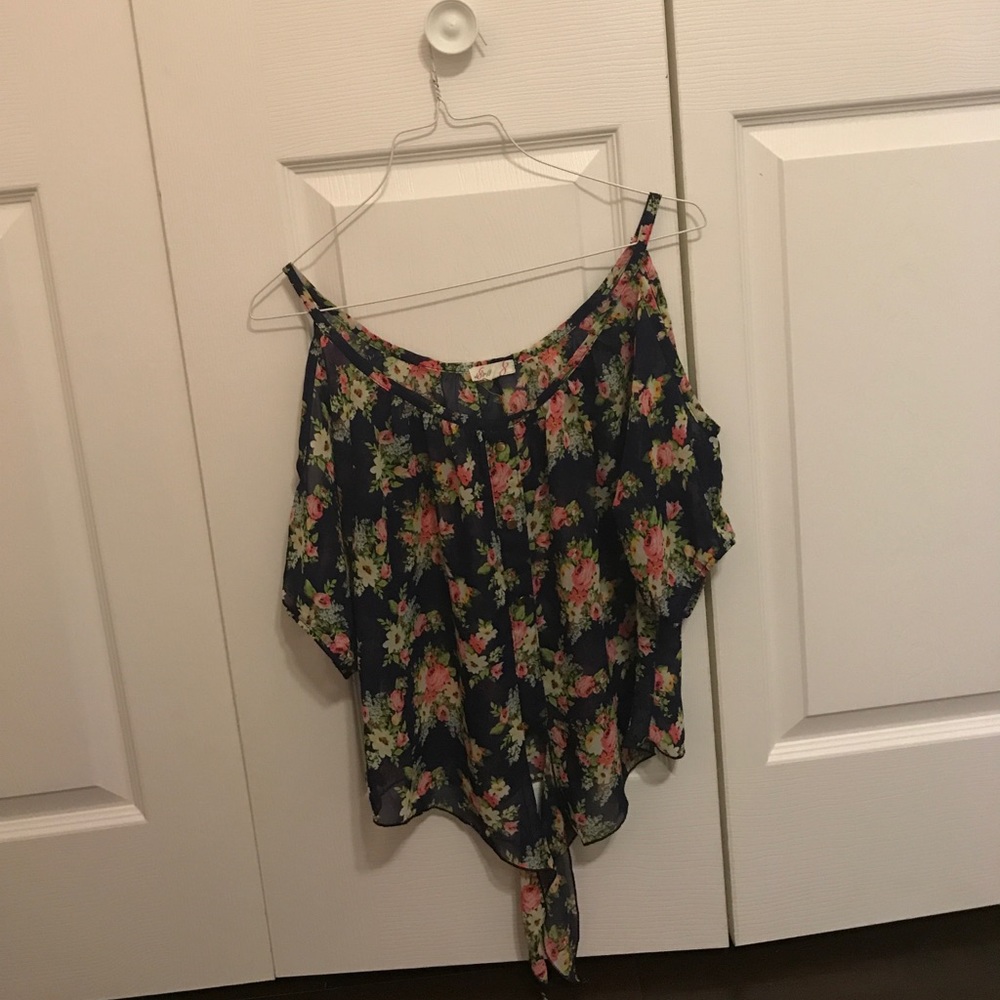 Floral print shirt