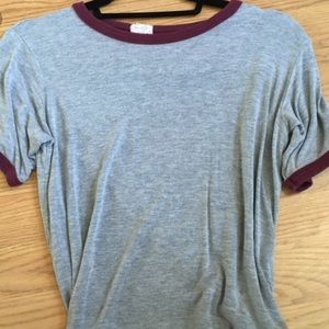Brandy Melville ringer tee