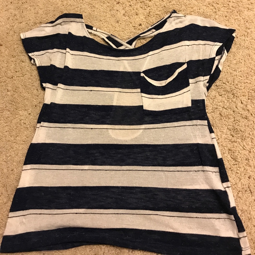 Flowy striped tee