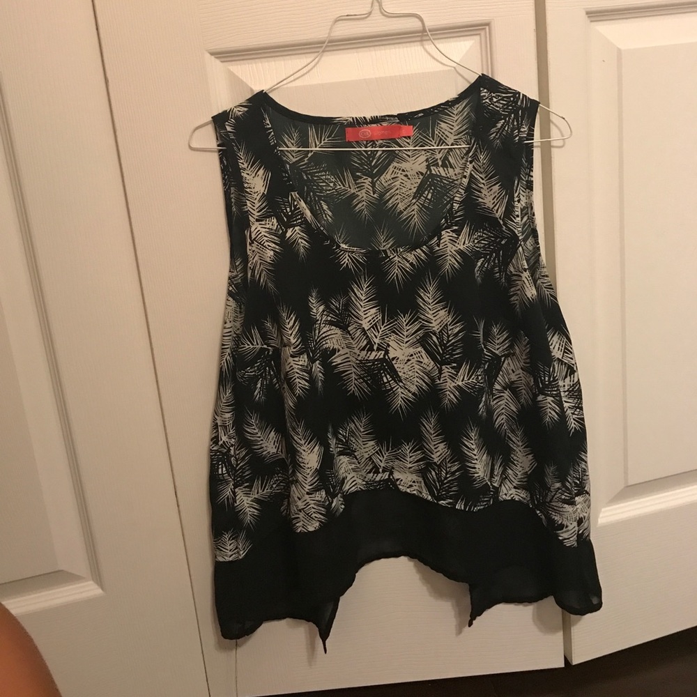 Black sheer shirt