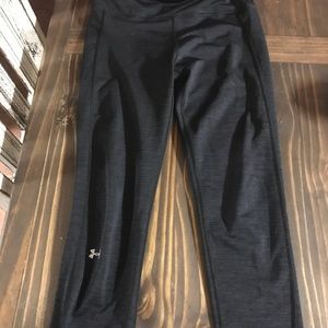 Heathered Grey Under Armour Fleece Leggings