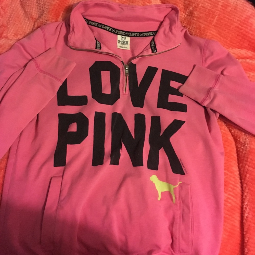PINK VS 3/4 Zip