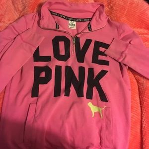 PINK VS 3/4 Zip