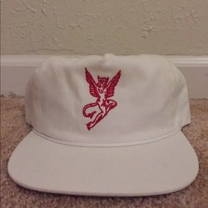 Brixton white devil snapback