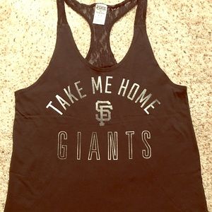 VS SF Giants lace racerback tank size m