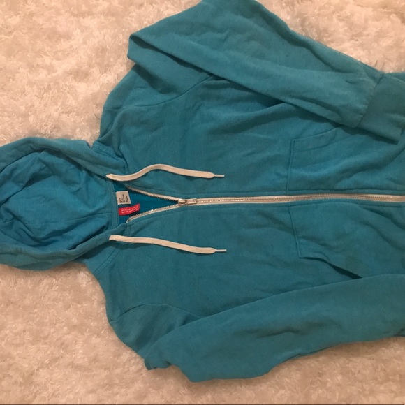 H&M Tops - Bright blue zip up hoodie