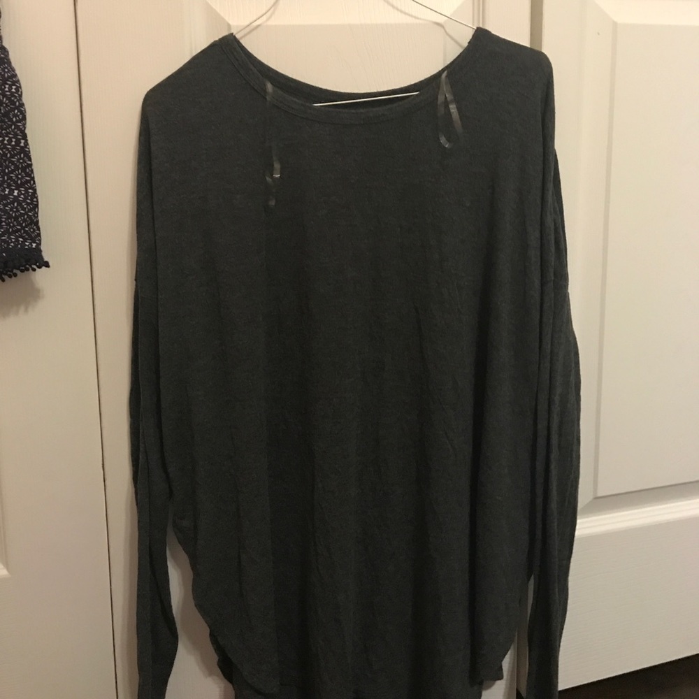 Gray shirt