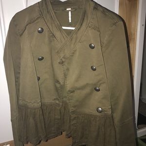 Free People Jacket - military green