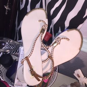 Gold Goddess sandals