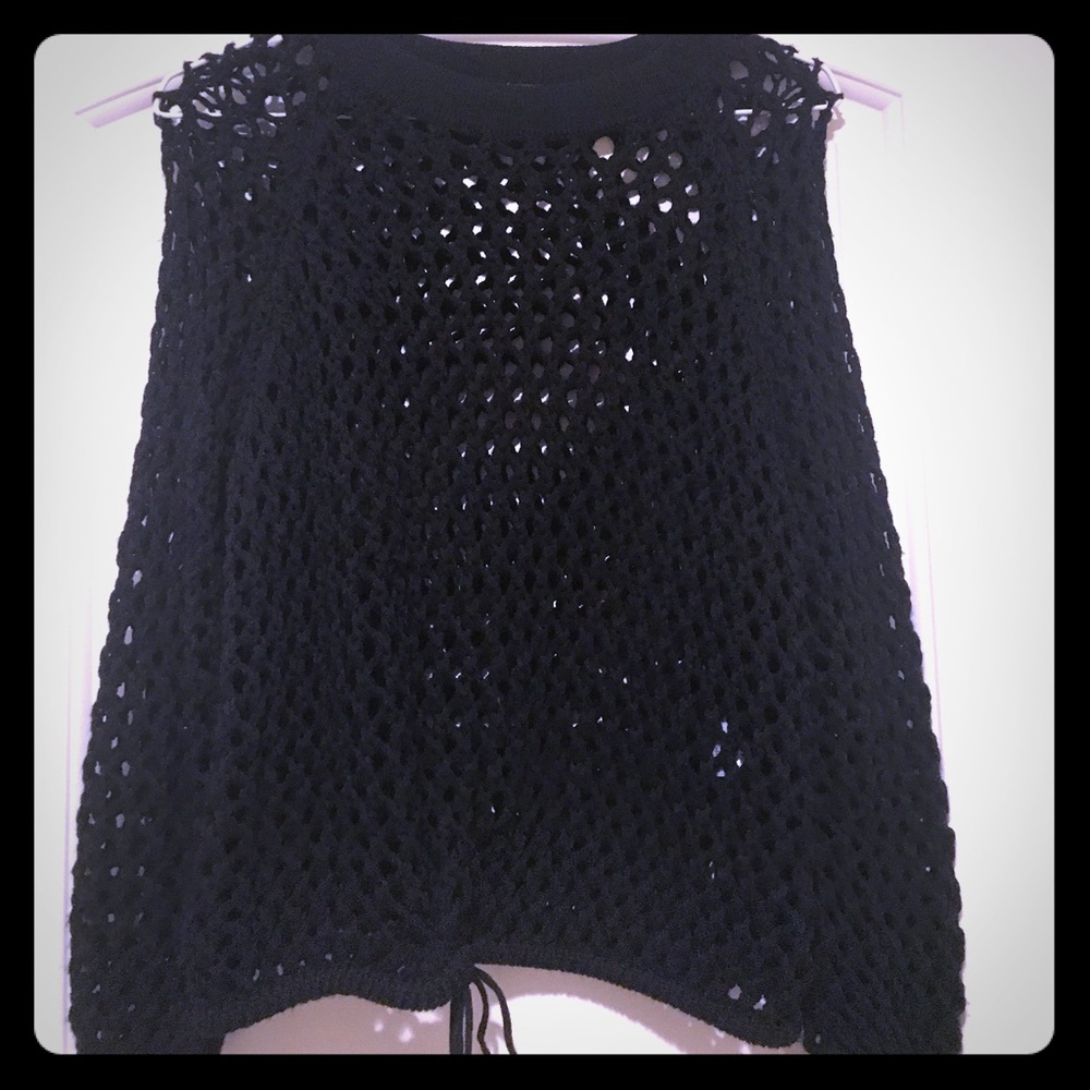 St John Sport sweater crocheted