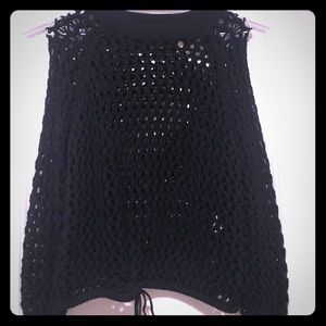 St John Sport sweater crocheted