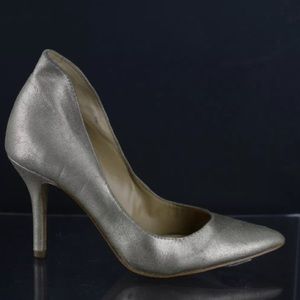 Enzo Angiolini Capital Soft Golden Leather Pumps