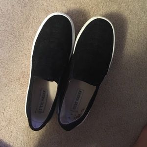 steve madden platform slide ons