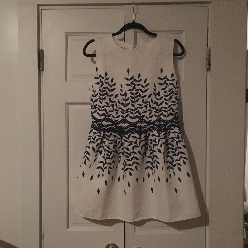 Jacquard Print Dress