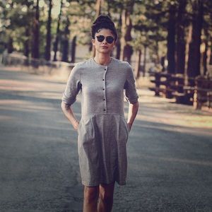 Taylor and Stitch Juniper Dress in smoke