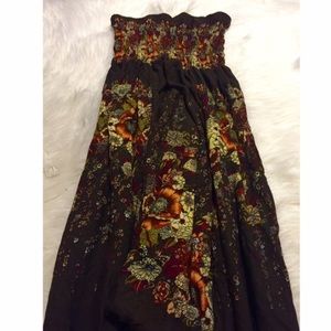 ISO Strapless Harem Pant Jumpsuit!