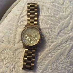 gold real michael kors watch