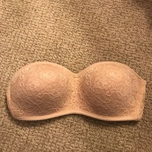 Victoria's Secret Nude Lace Bandeau