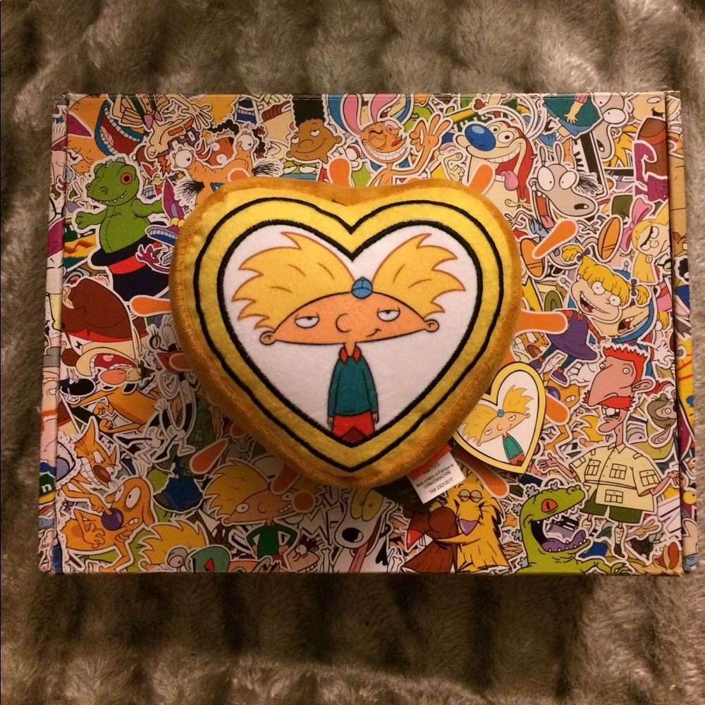 Hey Arnold heart shaped pillow