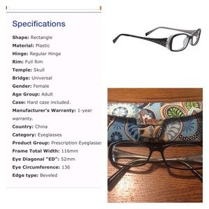 Vera Bradley frames (Brittany)
