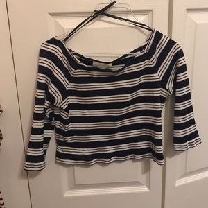 Striped crop top