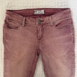 Free People Distressed Corduroy Jeans