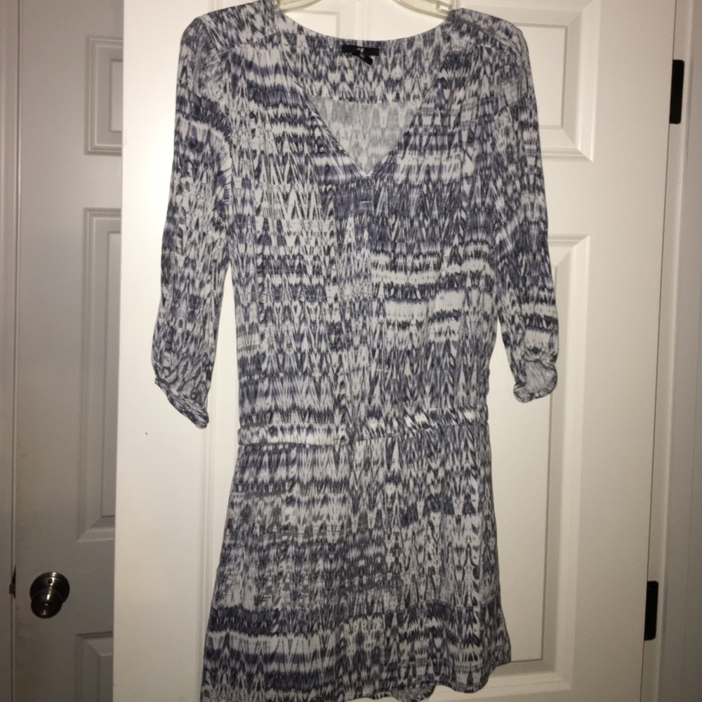 3/4 sleeve printed tunic