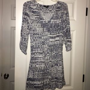 3/4 sleeve printed tunic