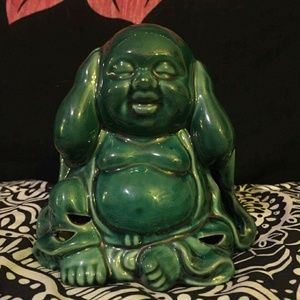 Glass Buddha Decor