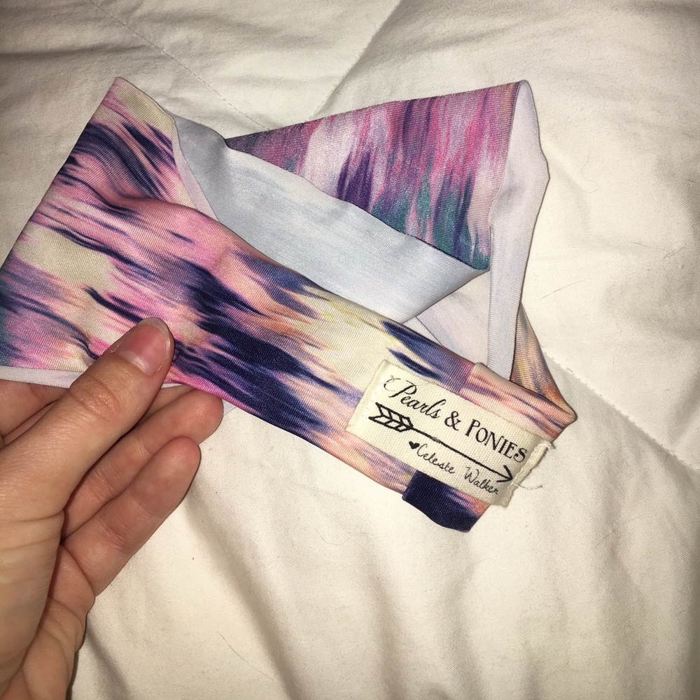 colorful headband 💙💗💛💜