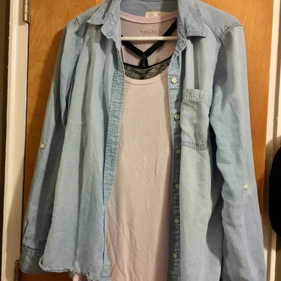 NOT FOR SALE. Mudd Dusty purple Tank - Picture 1 of 3