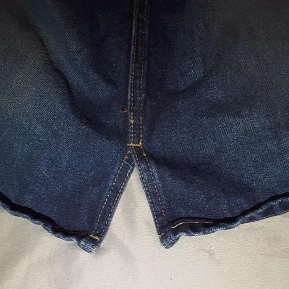 Angels vintage denim skirt size 7 - Picture 4 of 4