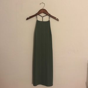 TOPSHOP High neck bodycon mini dress