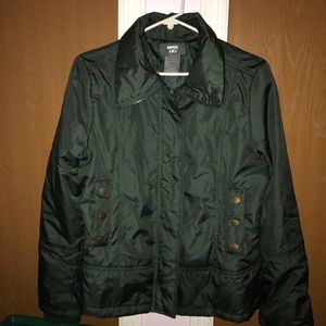 Olive green bomber jacket