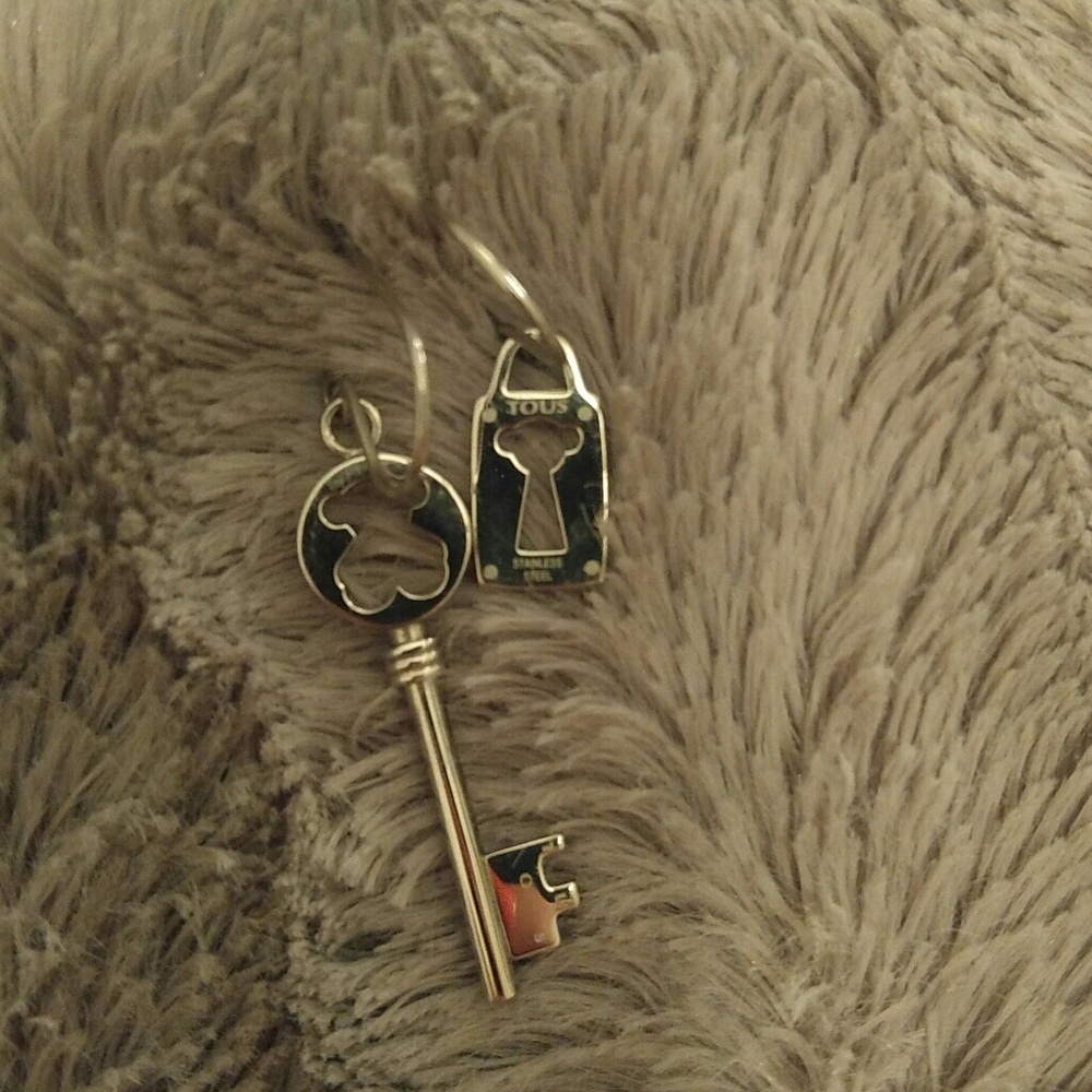 TOUS Stainless Steel In Heaven Earrings